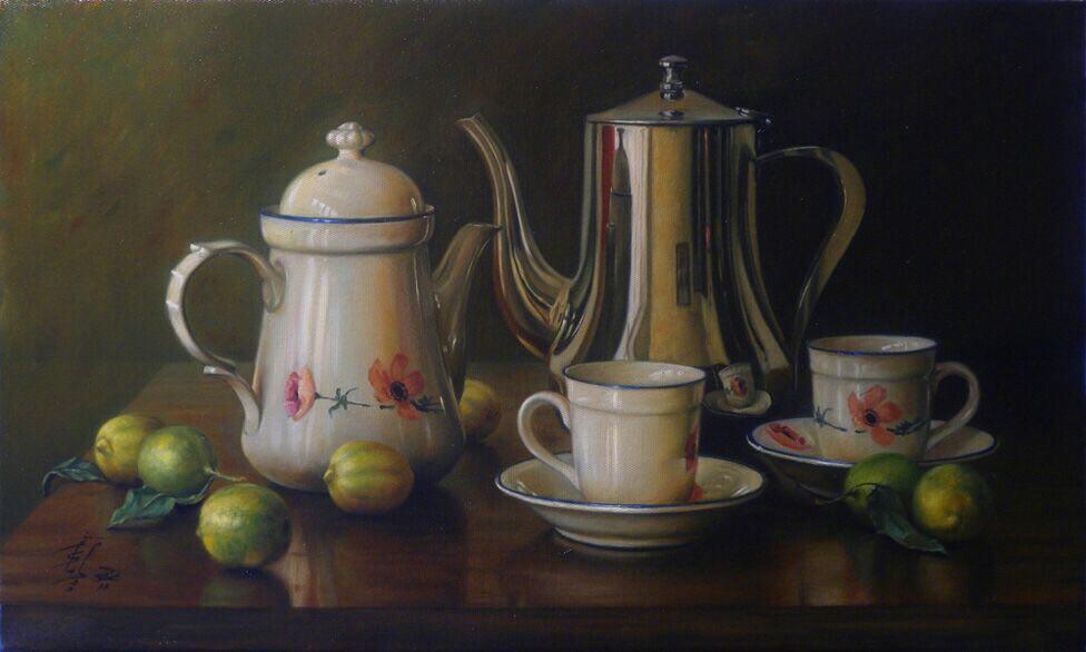 آموزش نقاشی رنگ روغن